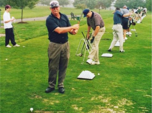 Golfers at the Gabriel Homes Golf Tournament.