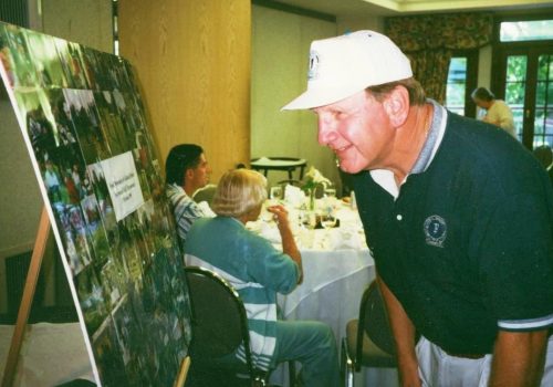 Mike Holupka at the Gabriel Homes Golf Tournament.