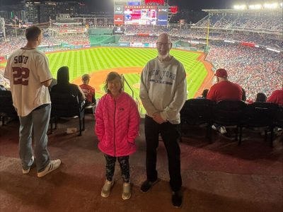 Gabriel Homes residents at Nationals Park.