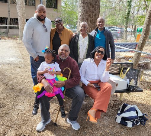 PIrrein and Reuben's family.