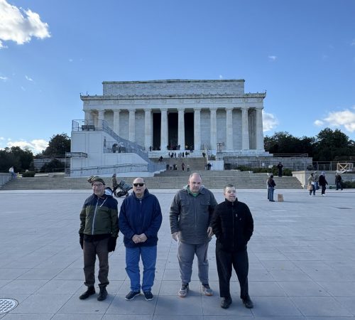 Gabriel Homes residents in Washington, DC, on Veterans Day.