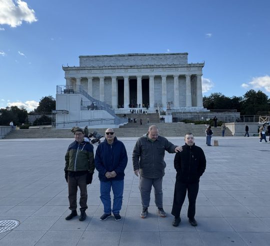 Gabriel Homes residents in Washington, DC, on Veterans Day.