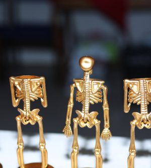 Skeleton trophies.